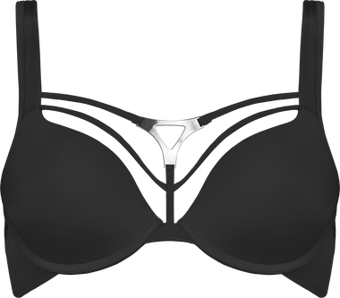 triangle Push-up BH | wired padded black