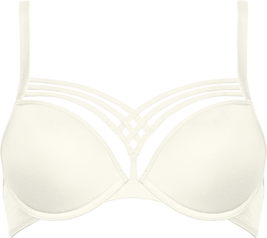 dame de paris Plunge BH | wired padded ivory