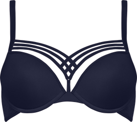dame de paris push up bh | wired padded midnight blue